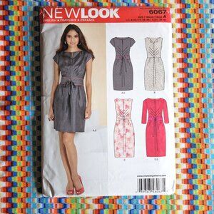 UNCUT Sewing Pattern New Look 6067 Size 6 - 16